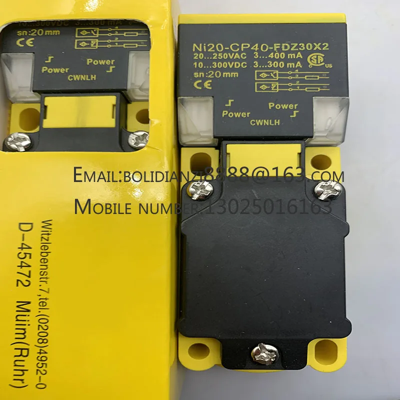 Novo sensor de interruptor de proximidade NI20-CP40-FDZ30X2 NI20-CP40-FDZ30X2/S10
