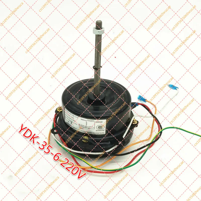 YDK-35-6 Outdoor Fan Motor 220V AC Condenser Fan Replacement Part for Air Conditioner