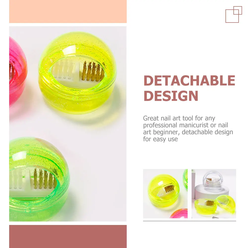 

1 set 1 Set Drill Bit Brush Detachable Manicure Tool Cleaner Brush For Nail Drill Bits Cleaning Portable Nail Art Supply