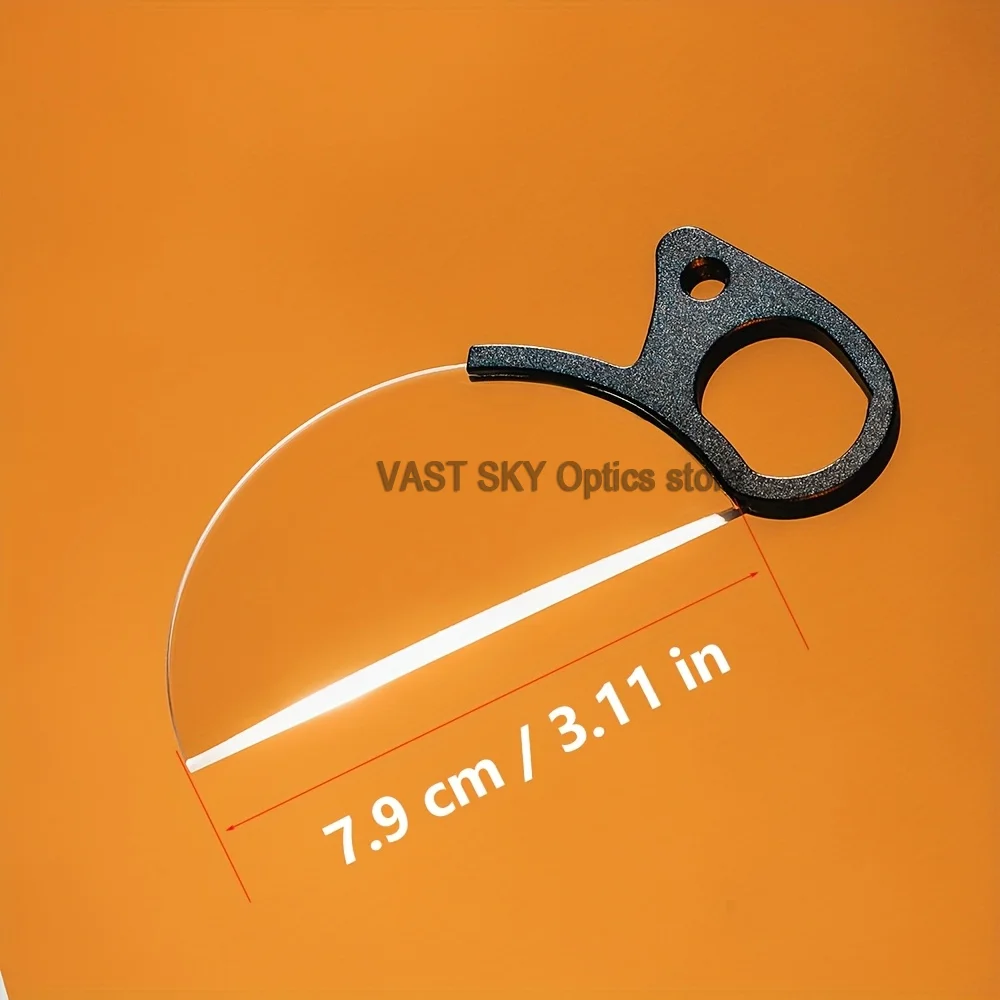 79mm Diopter Prism Camera Foreground Magnifying Blur Filter Film Television Split-Field Props SLR Photography Accessories