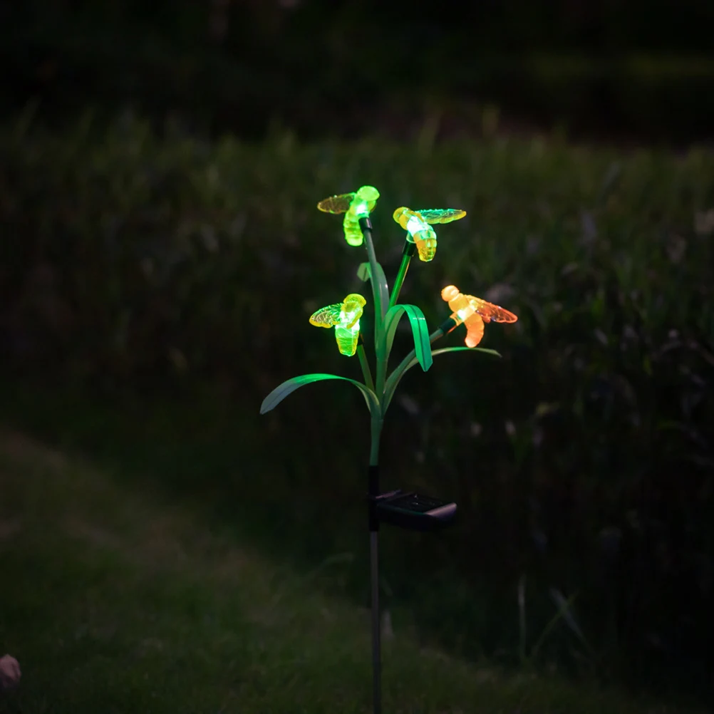 

Solar Powered Lawn Shape Garden Lamp Led Stick Light Outdoor Waterproof Eco-Friendly Energy Saving Landscape Lighting