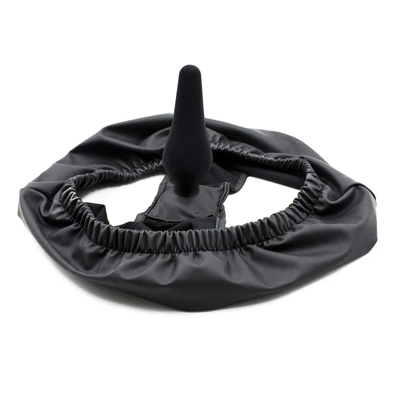 Leather Strapon Harness Panties,Strap On Vibrator Dildo Anal Vaginal Plug Chastity Penis Briefs Sex Product For Women Masturbate