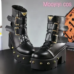 ZZZ New Nicole Demara Cosplay Shoes Halloween Christmas Role Playing Party Comic 36-39 SIZE Zenless Zone Zero Mooyiyi Nicole