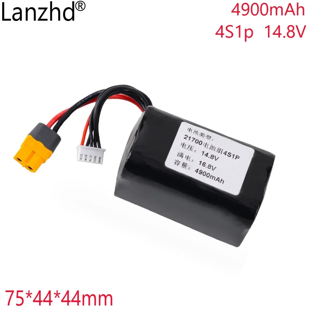 

21700 14.8V 15C aircraft model battery pack For FPV Long Range fixed wing Assassin Dolphin Crossing 4900mAh battery