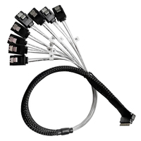 CableDeconn PCI-E Ultraport Slimline SAS Slim 4.0 SFF-8654 8x  to 8x SATA cable