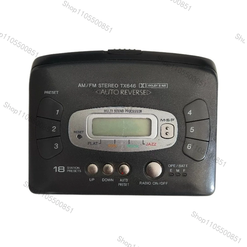 Tape Machine Walkman TX646 High-end Cassette Machine Nostalgia, Suitable for Sending Friends and Family