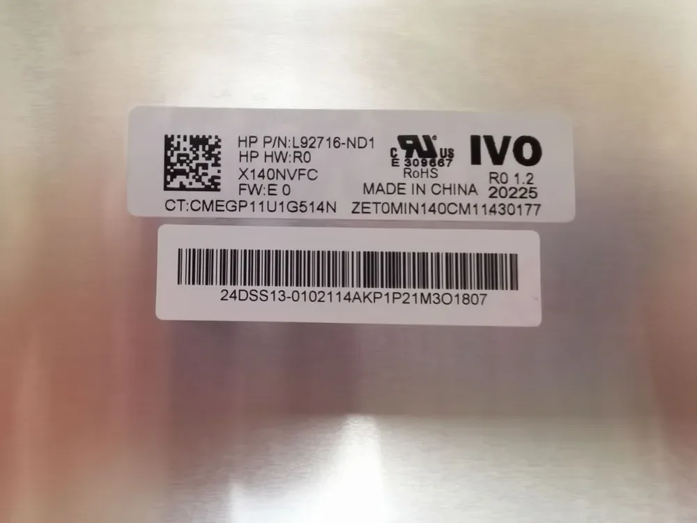 X140NVFC R0 14.0” IPS Laptop LCD Screen Panel Display 1920X1080 30Pin Working for HP Elitebook 840 G8 HSN-I36C-4