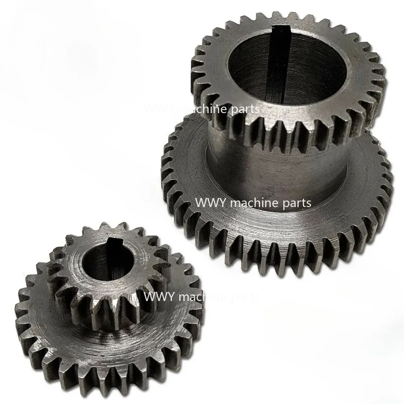 Suitable for 2-speed High and Low Metal Gear Sets CJ18 Series Micro Lathe Metal Cutting Machine with Double Teeth