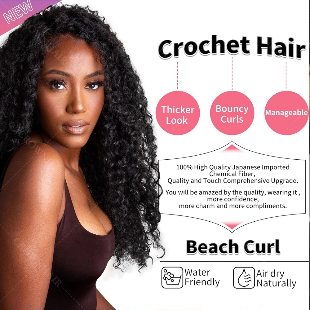 اللوالب الصغيرة مجعد الشعر البشري السائبة لتضفير الشعر مع ضفائر بوهو Knotless غريب الضفيرة ريشة وصلات شعر كروشيه