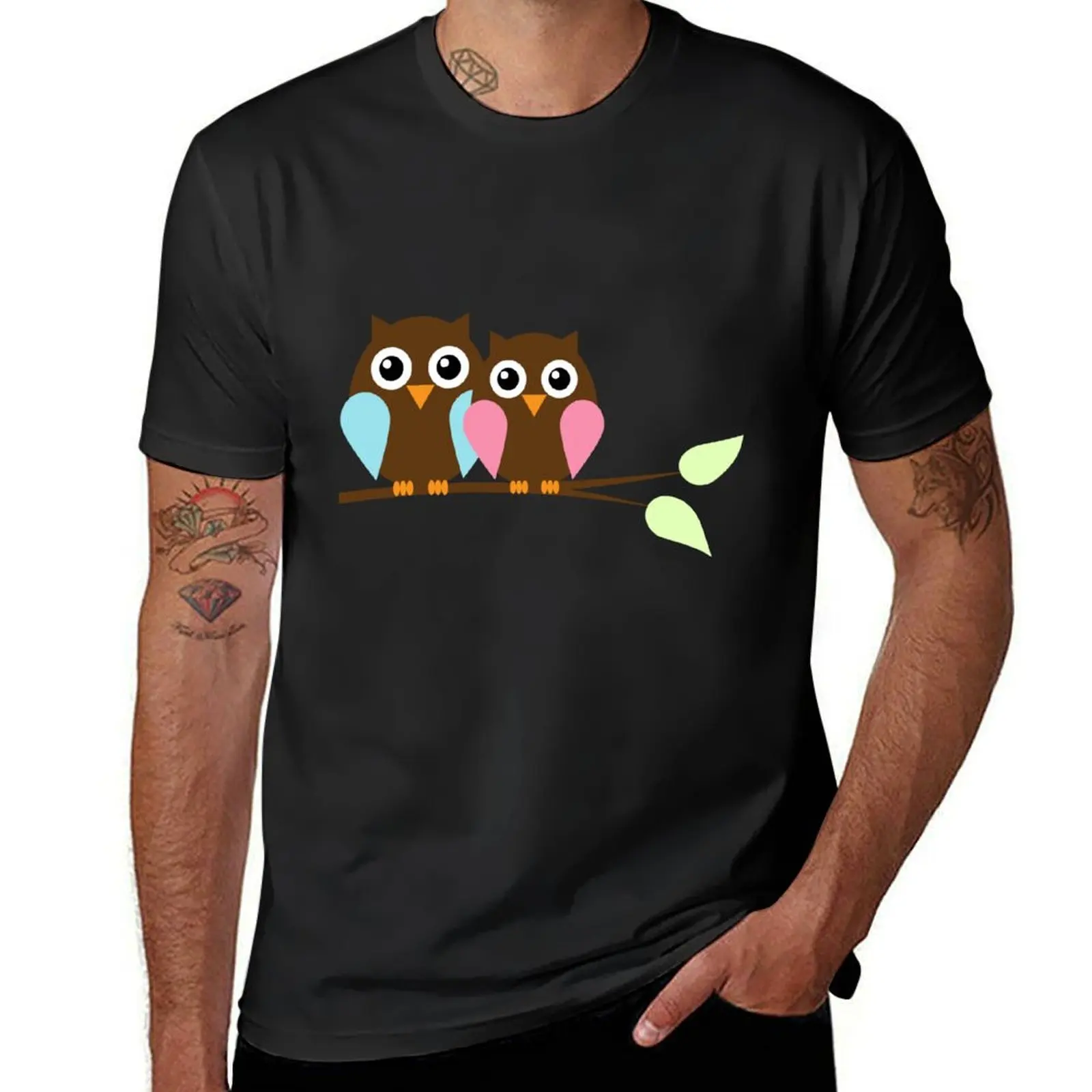 

Owl love you T-Shirt tops summer tops anime summer clothes workout shirts for men