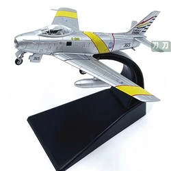 1:100 Scale F-86 fighter alloy aircraft simulation model Static decoration Souvenir gifts for adult boy commemorative display