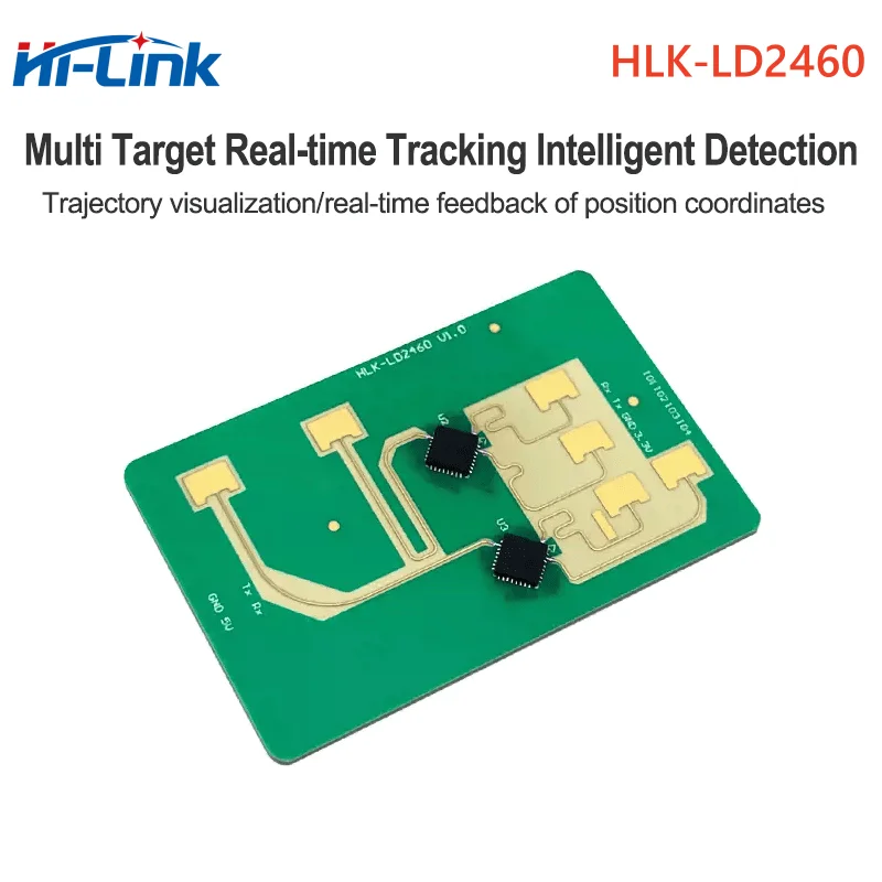 الأصلي الجديد 24G HLK-LD2460 HLK-LD2450 2T4R 1T2R MM موجة عالية الأداء الإدراك البشري مسار تتبع وحدة الرادار الجسم
