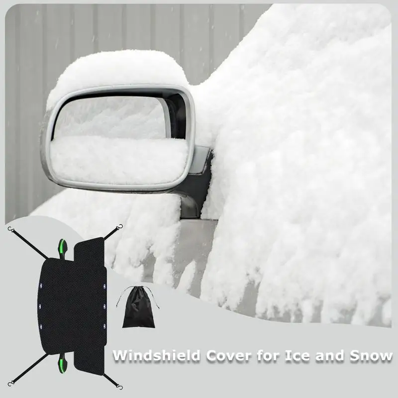 

Snow Cover For Car Windshield Frost Guard Windshield Cover Weatherproof Frost Blocker Windshield Cover Winter Car Covers For Ice