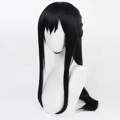 Anime Kaijuu 8-gou Mina Ashiro Cosplay Wig Anime Kaiju No. 8 Black Ponytail Hair Division Heat resistant Fiber Hair Eight Mia