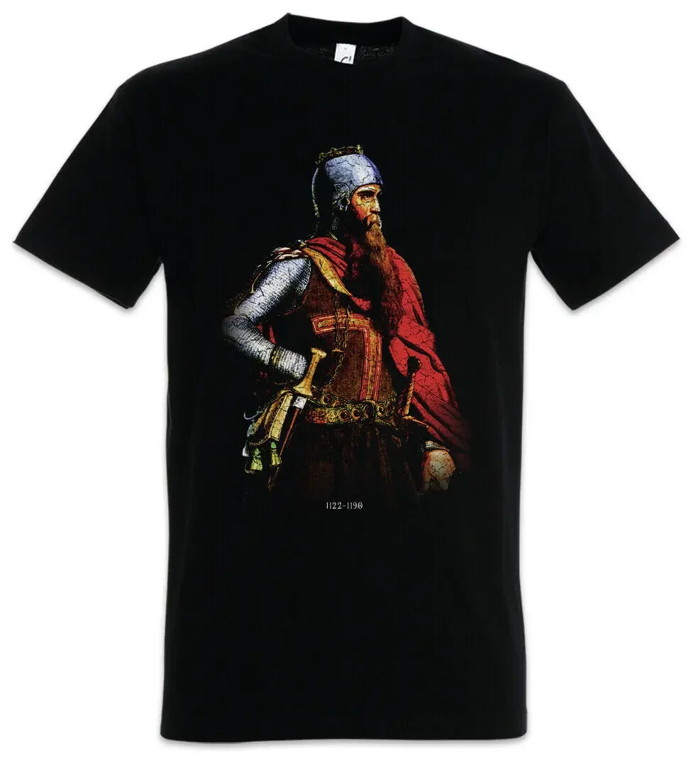 

Friedrich I Germany Emperor King Frederick I Portrait T-Shirt. Summer Cotton O-Neck Short Sleeve Mens T Shirt New S-3XL