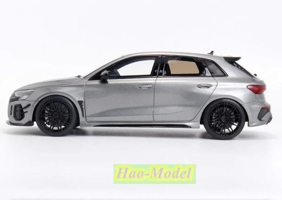 GT Spirit 1/18 For Audi RS3-R ABT Resin Diecast Model Car Kids Toys Boys Birthday Gifts Hobby Display Collection Ornaments Gray