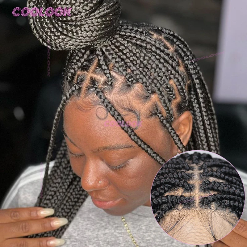 36" Box Braids Lace… - image