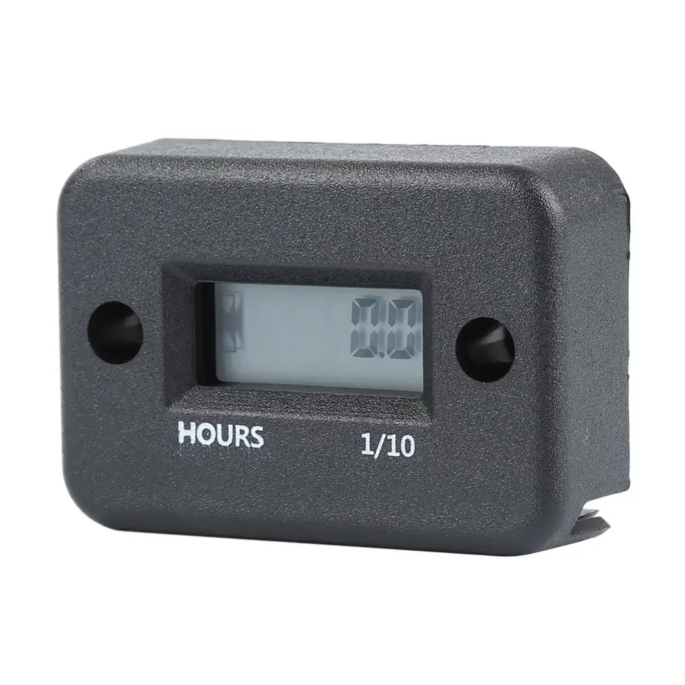 Motorcycle Hour Meter With Battery Timer Cafe Racer Digital Counter Moto Ski Timer Accumulator Digital Working Gauge Tools