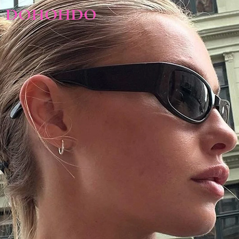 

Trendy Luxury Designer Oval Women's Sunglasses New Fashion Punk Sunglass Men Outdoor Sports Cycling Goggles Male Lentes UV400