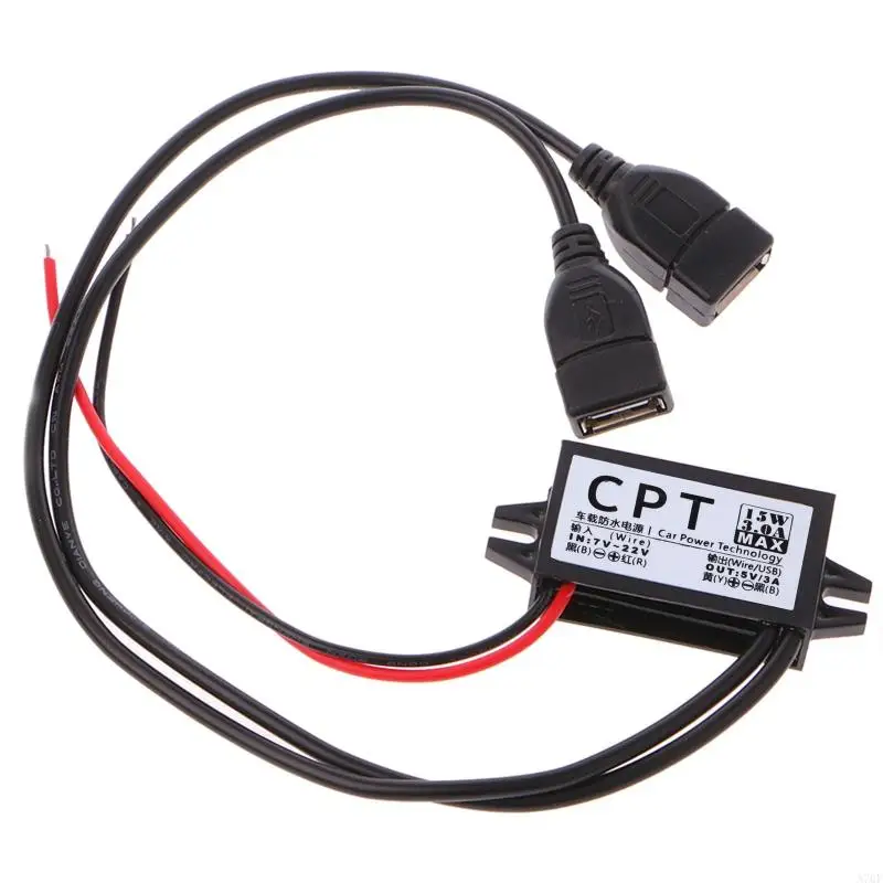 A70F Low Power Consumption Reliable Car Power Technology Charger DCConverter Module Port 12V To 5V 3A 15W Power Supply Module