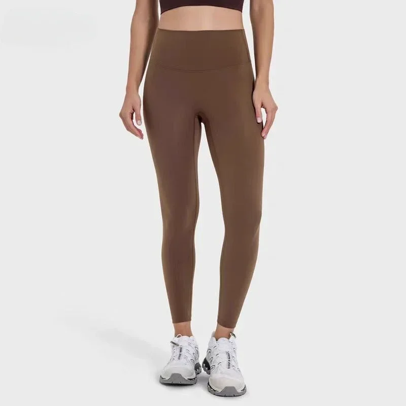 

Lemon Align женские штаны для йоги тренажерный зал с высокой талией спортивные колготки леггинсы обнаженное ощущение без переднего шва тренировки бег фитнес брюки