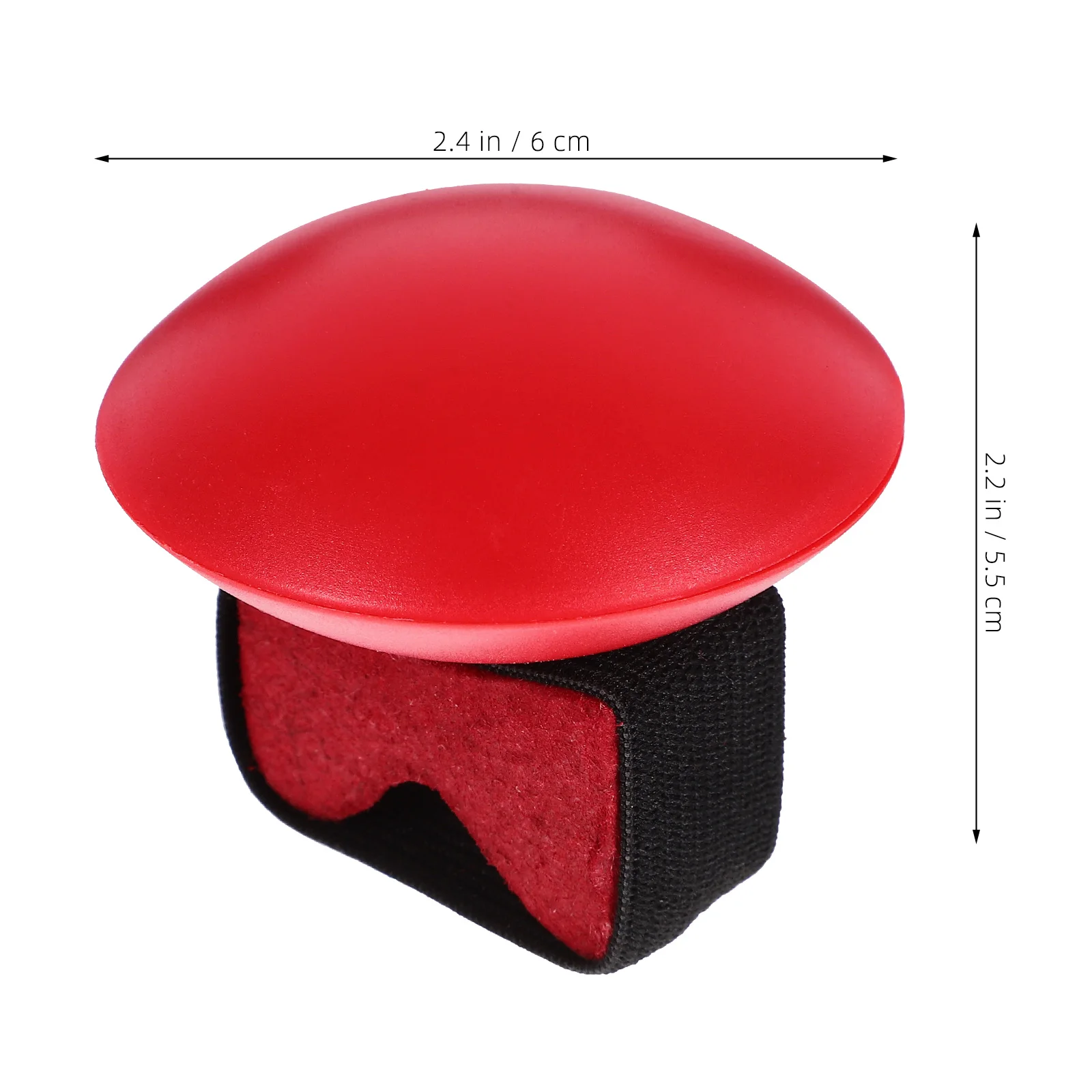 

The Bell Finger Plastic Shaker Hammer Musical Instrument Eggs Guitar Maraca Red Accompaniment Baby