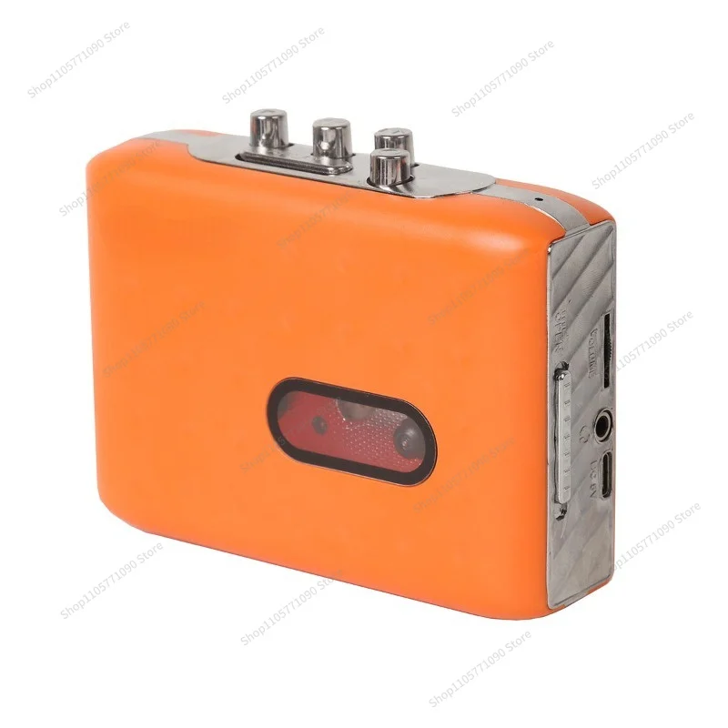 For Vintage Portable Recorder USB Tape To MP3 Two Channel Cassette Player Walkman