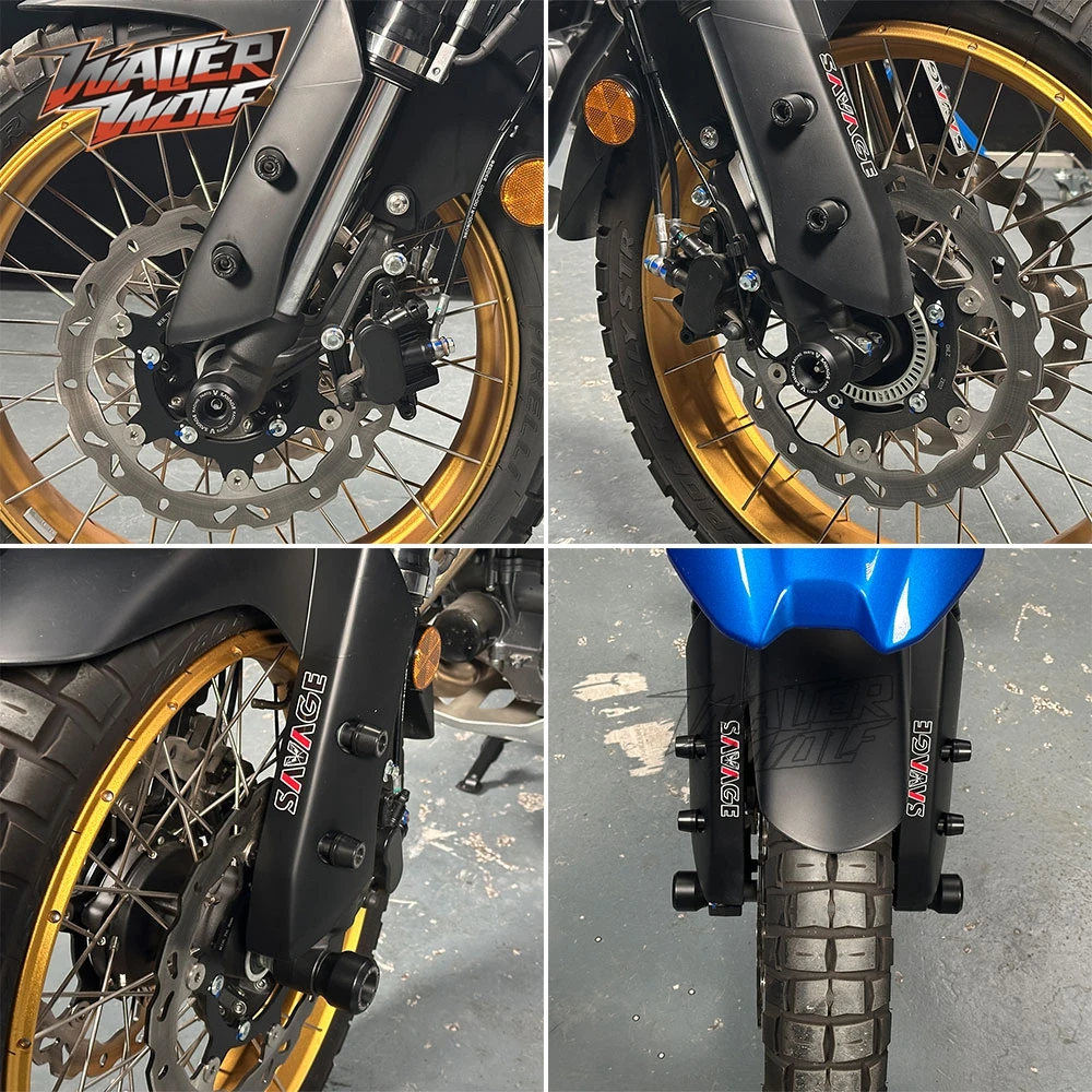 2023 2024 2025 For Kove Colove 525X KY525X Front Rear Wheel Swingarm Crash Slider Spindle Spool Fork Fender Screw Slider Pad