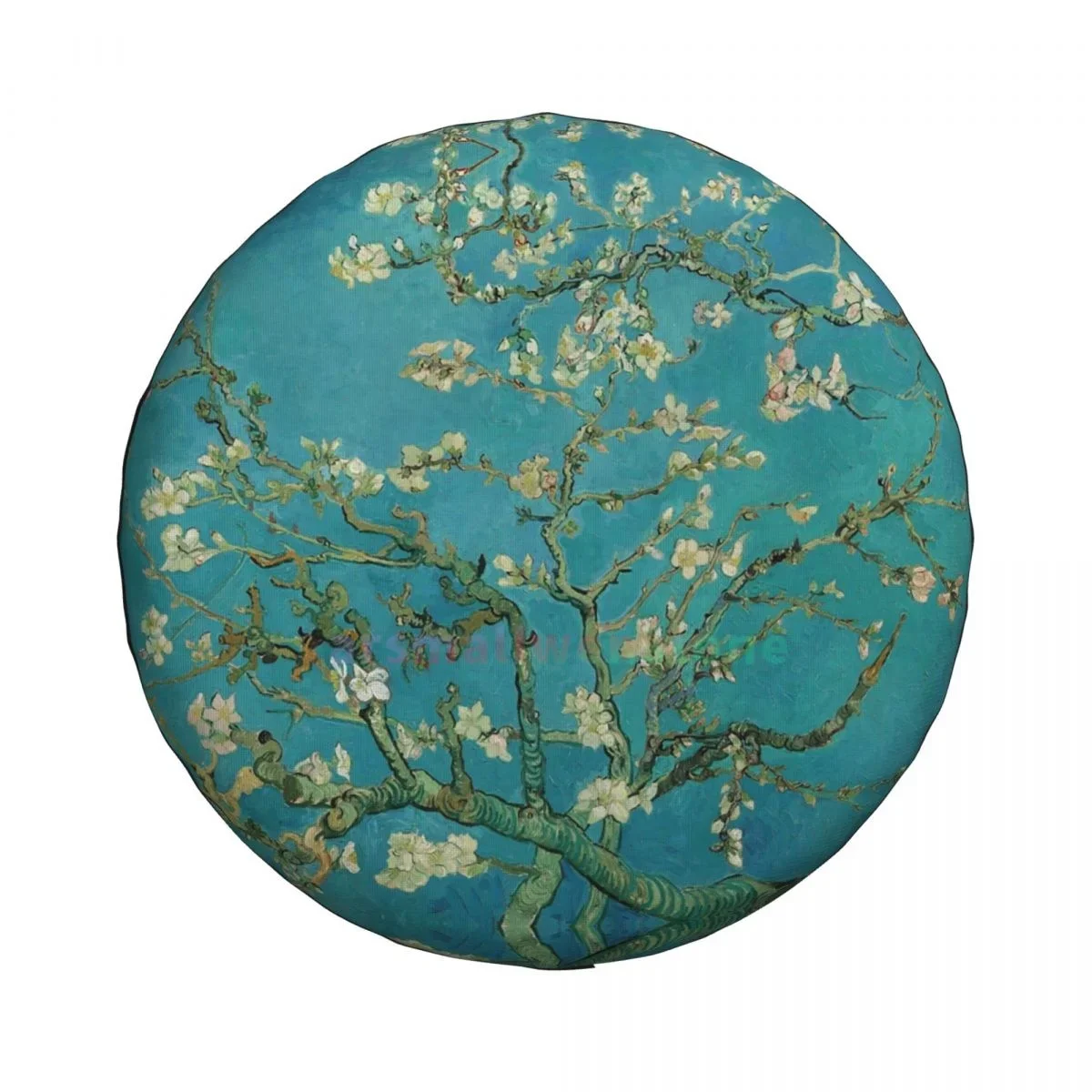 Vincent Van Gogh Almond Blossom Sling Anti-UV Tire Cover for Trailer RV SUV,  Tire Cover with Anti-Fouling Coating, 14-17 Inch