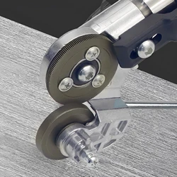 Double Headed Metal Sheet Cutter Sharp Electric Drill Plate CutterPrecise Cutting Plate Punch Shears Drill Attachment