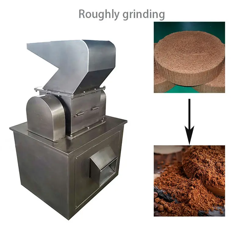 Automatic Cocoa Powder Production Line Cocoa Bean Processing Machine