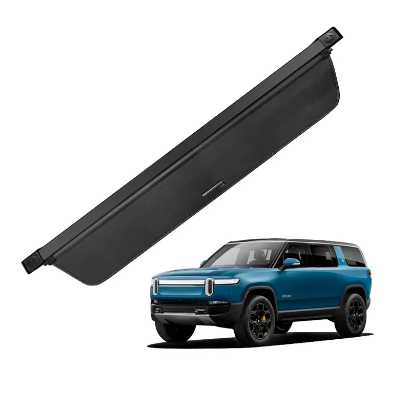 Retractable Trunk Cargo Cover For Rivian R1S Factory Wholesale Auto accessories Rear Trunk Luggage Waterproof Shade