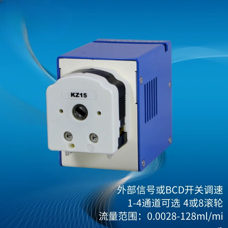 Peristaltic Pump S100-11B + KZ15 High Precision 2 Pump Heads Liquid Transfer Filling Experimental Chemical Pharmaceutical