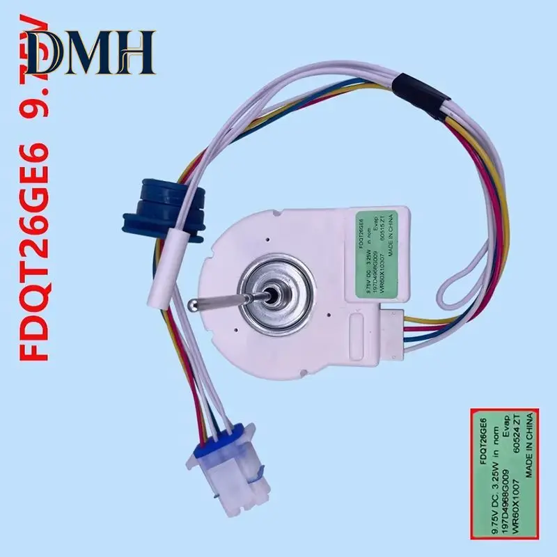 

For Panasonic Refrigerator Universal Cooling fan with Temperature Sensor Reverse Rotation Motor GE-197D4968G009 FDQT26GE6