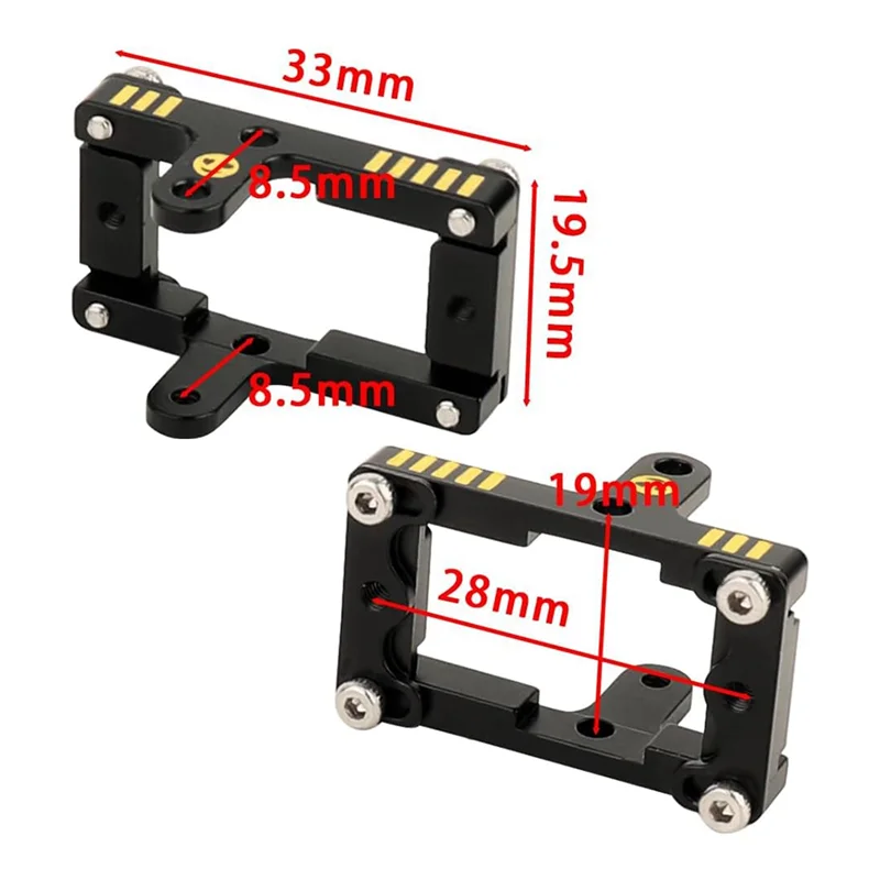 Metalen Servo Beugel Voor TRX4M Servo 1/18 Bronco Defender RC Auto Upgrade Onderdelen