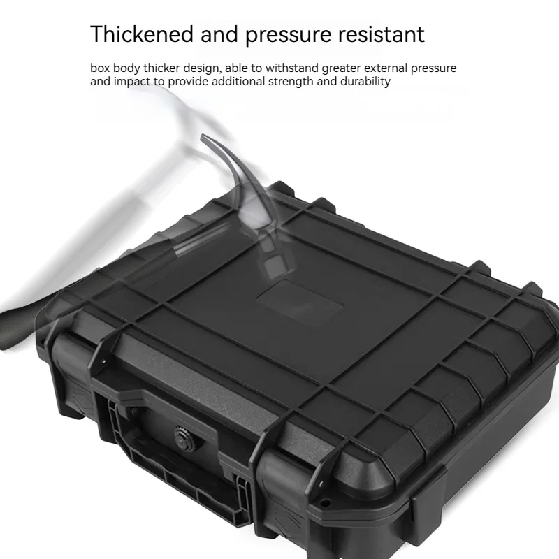 Portable Precision Instrument Safety Protection Box, Thickened Pp Material/includes Universal Cotton Multi-functional Tool Box