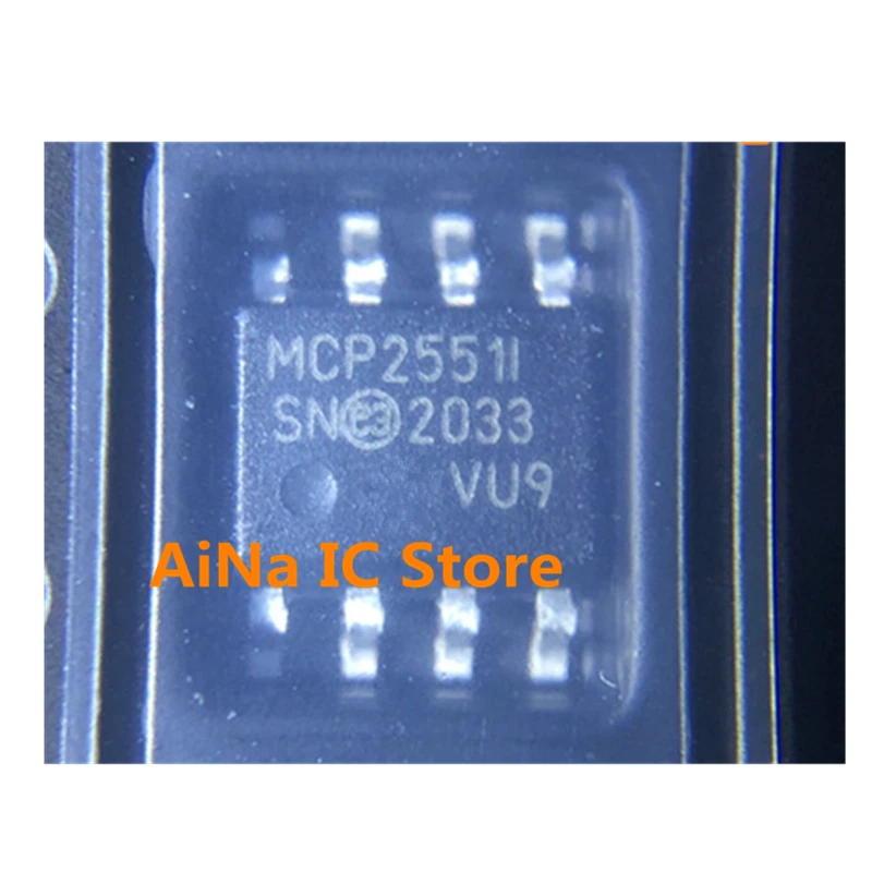 20 buah ~ 100 buah/lot MCP2551-I/SN MCP2551 mcmcp25511 SOIC8 100% baru asli gratis pengiriman