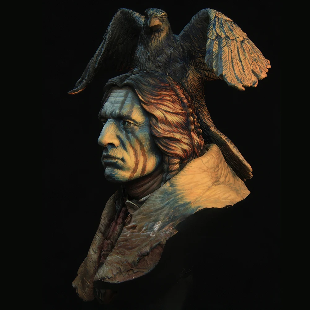 โมเดลเรซิ่นฟิกเกอร์บัสต์, 1/10 RAVEN SORCERER, GK, ธีมประวัติศาสตร์, ชุดประกอบและไม่ทาสี