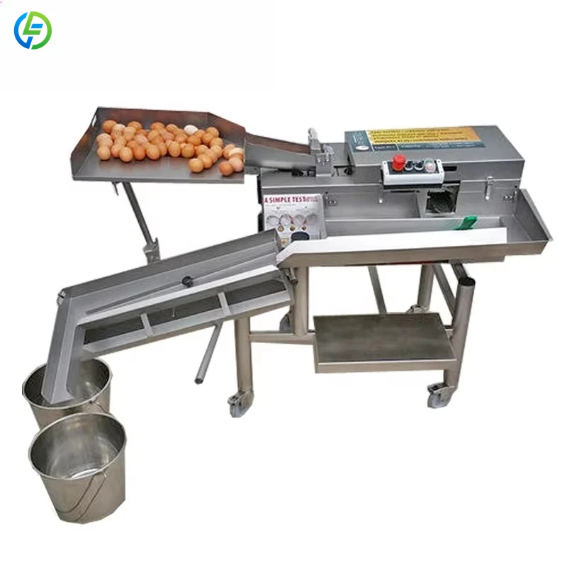 Factory Price Stainless Steel Liquid Egg Cracker Machine Egg Yolk White Separating Break Machine Yolk Egg Separator Customized
