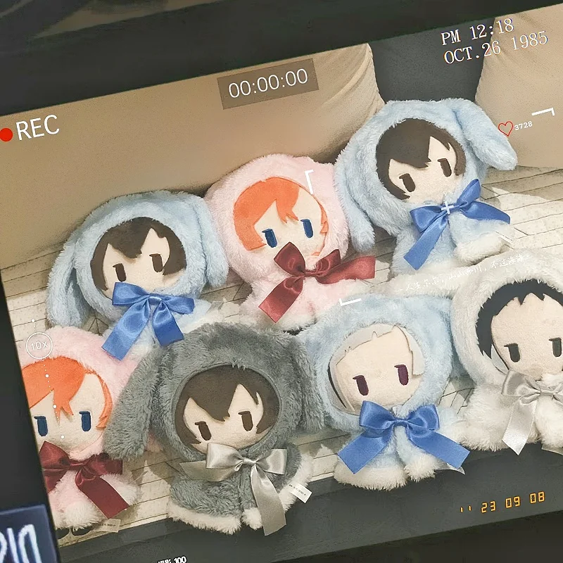 Bungo Stray Dogs Dazai Osamu & Edogawa Rampo Anime Maumet Puppet Throw Pillow Cartoon Decorative Cosplay Stuffed Plush Toy Gift