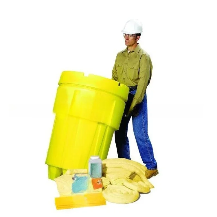 Toxic Substance Sealed Barrel 95 Gallon Mobile Leak Barrel KIT992 Chemical Leak Prevention Barrel Set
