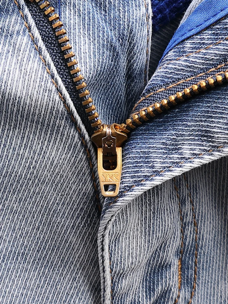 ツイル生地 ソフト 薄手 ジーンズ メンズ 刺繍入り プリント入り ストレッチ スモールストレート ライトカラー カジュアルパンツ