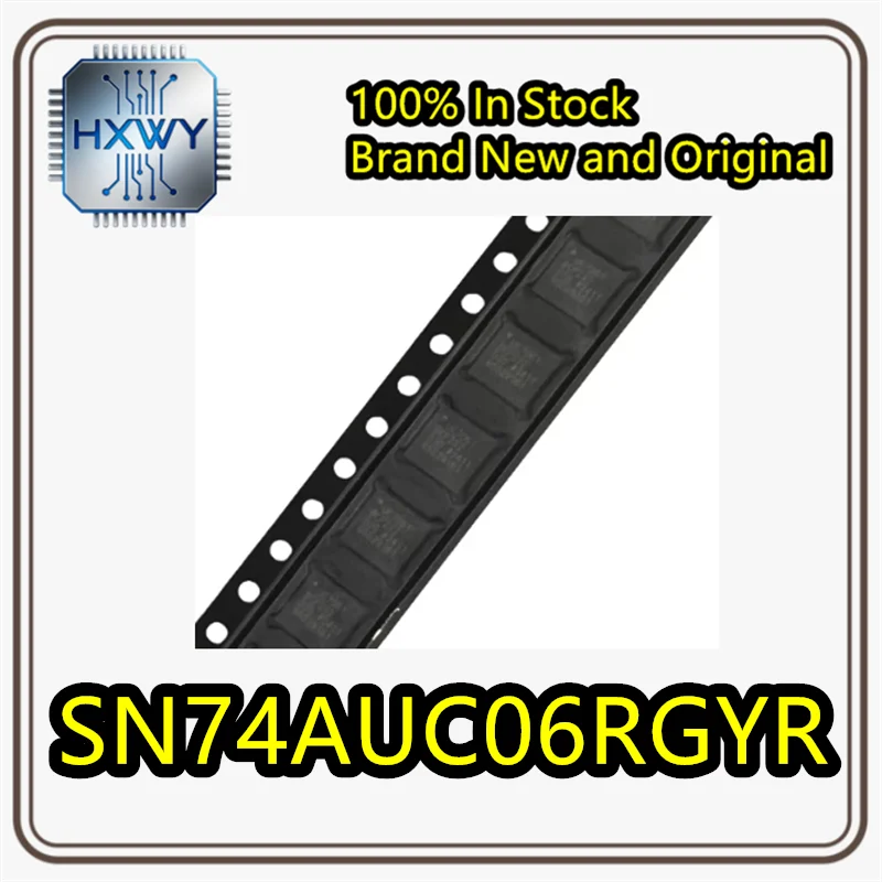 (5/20 pieces) SN74AUC06RGYR SN74AUC06 VQFN-14 Six-channel Inverting Buffer / Driver Chip Brand New Original Stock
