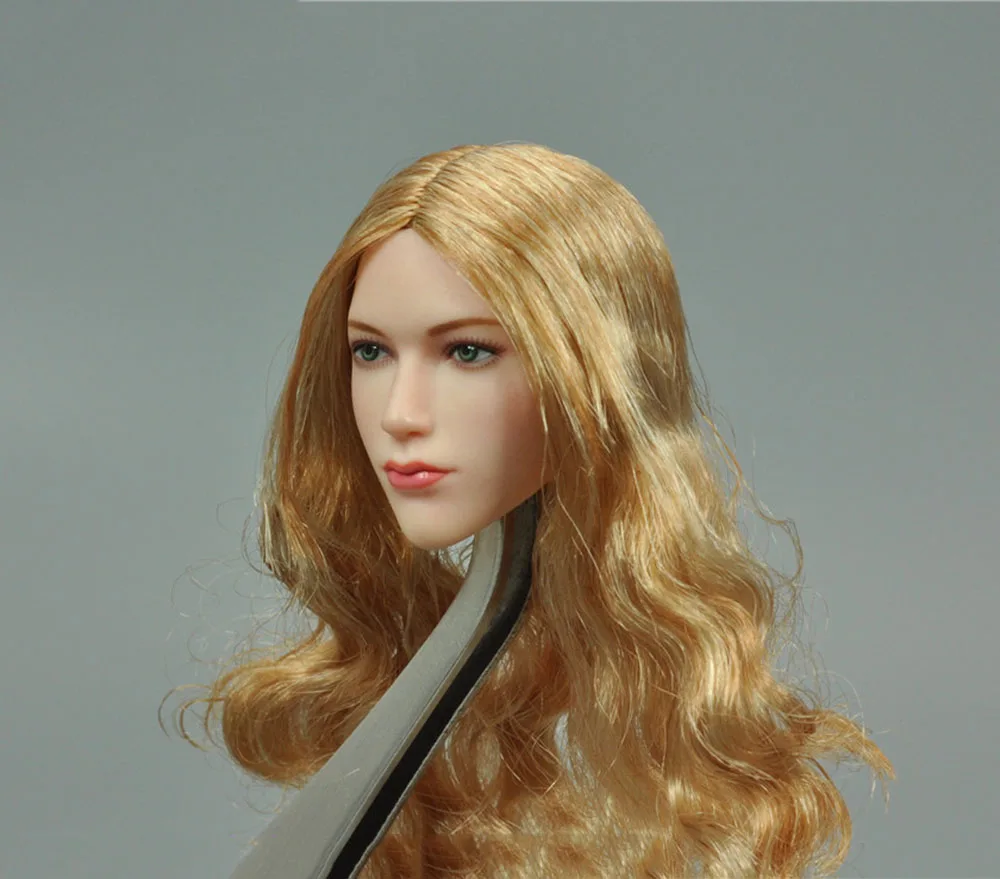 VERYCOOL VC-TJ-03 1/6 National Assault Blade Girls Female Head Sculpture Carving Pale Color Long Hair Fit 12