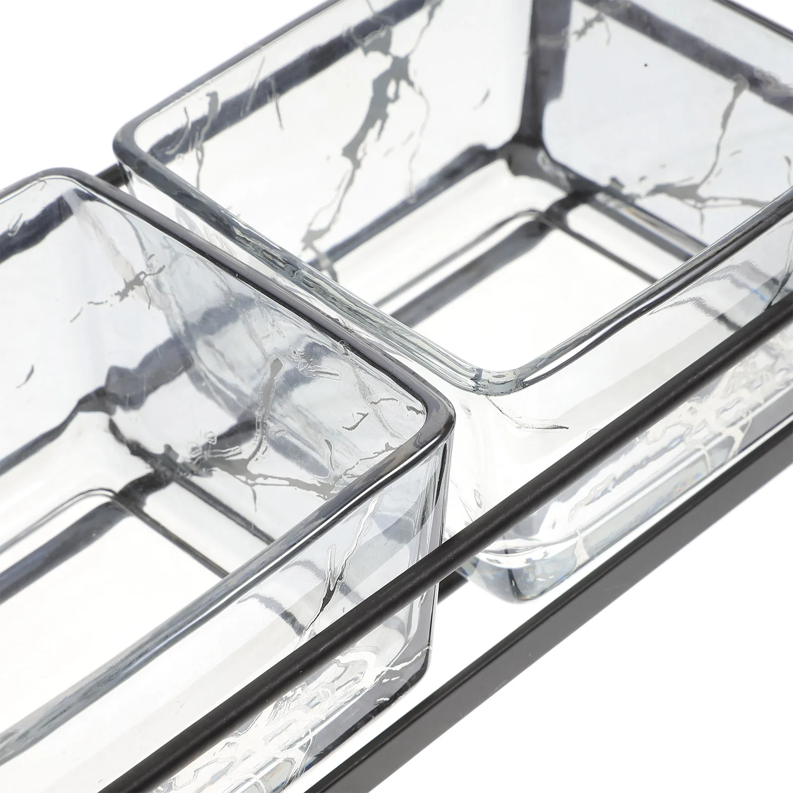 

Fruit Tray Snack Platters Dried Dish for Party Good Looking Countertop Bowl Metal Nut Trays Nuts