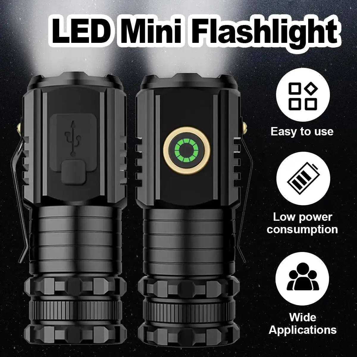 Flashlight With Pow…