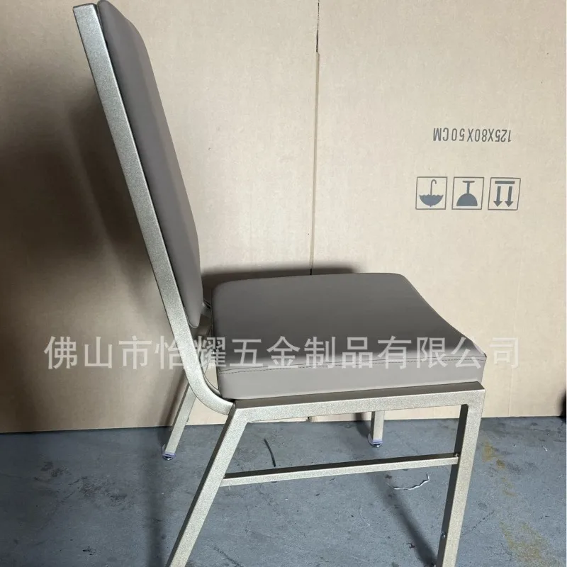 Manufacturer wholesale square back banquet dining chair, foldable metal aluminum alloy chair, mesh back dining chair, American d
