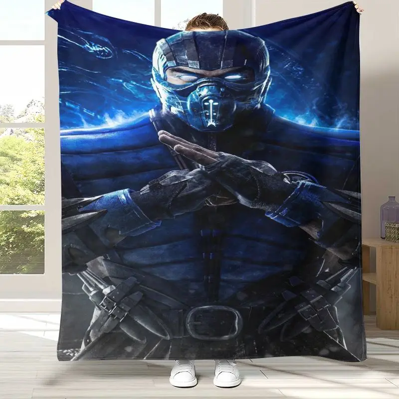 Fighter Mortal Kombat Game Movie Soft Flannel Throw Blanket,Cozy Warm Blanket for Bed,Sofa,Living Room,Picnic,Home Decor,Gift