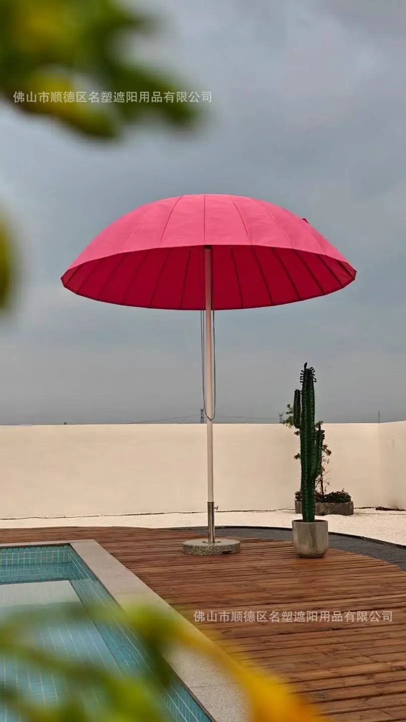 Sun umbrella parasol 24 umbrella bone fiberglass middle column umbrella