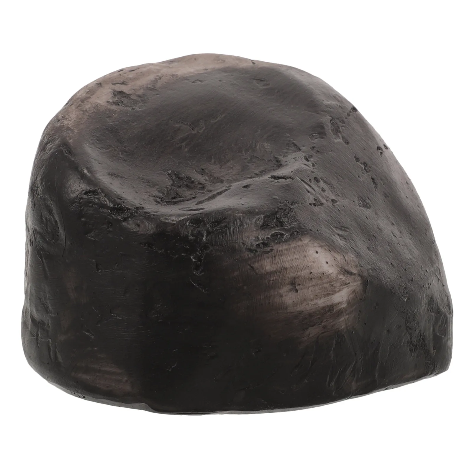 Stone Key Box Black Color Outdoor Garden Hider Fake Appearance Resin Material Weather Proof Hidden Keys Storage